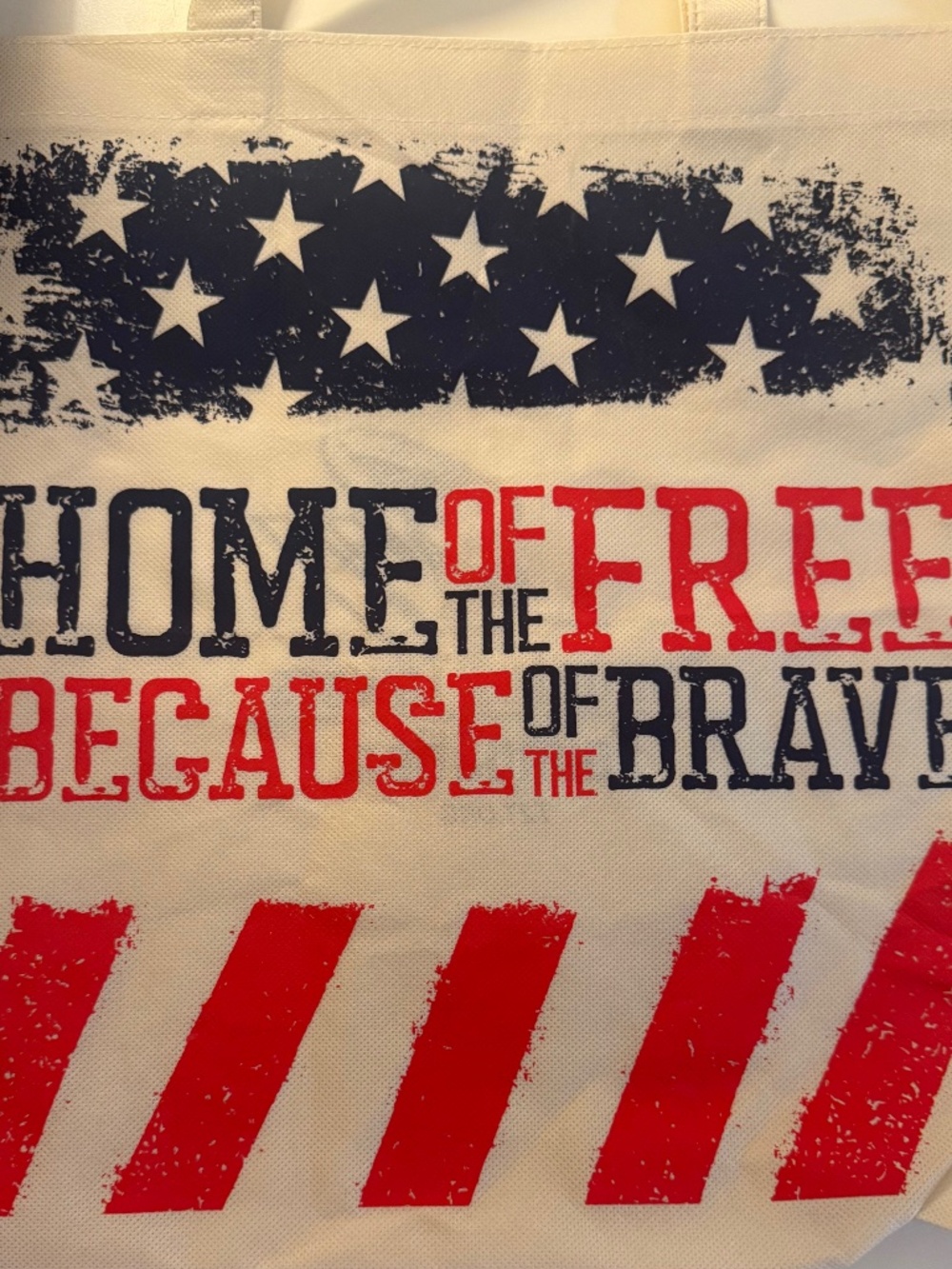 Tunnel to Towers Foundation “Home of the Free Because of the Brave” Reusable Pat